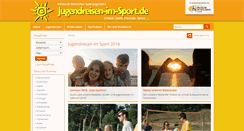Desktop Screenshot of jugendreisen-im-sport.de